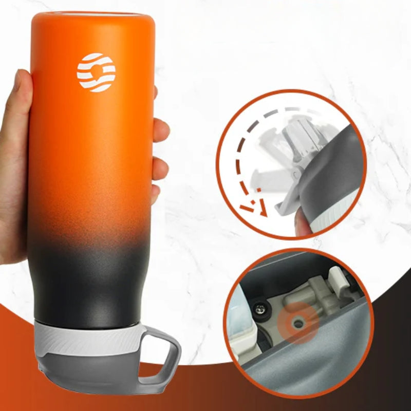 Adult Water Bottle with Straw