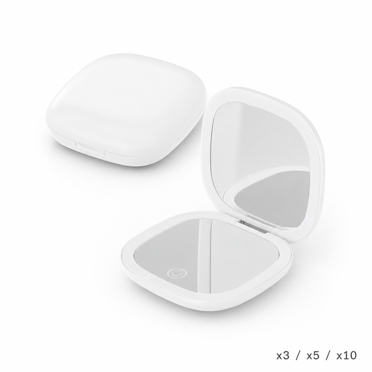 Pocket Magnifying Mirror with LED