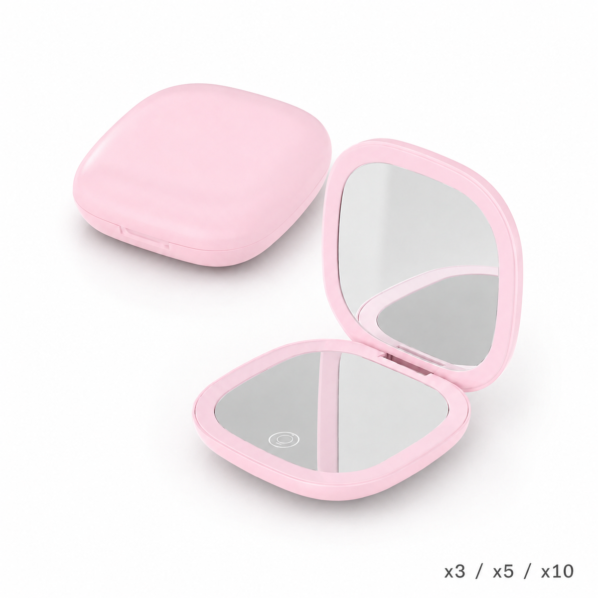 Pocket Magnifying Mirror with LED