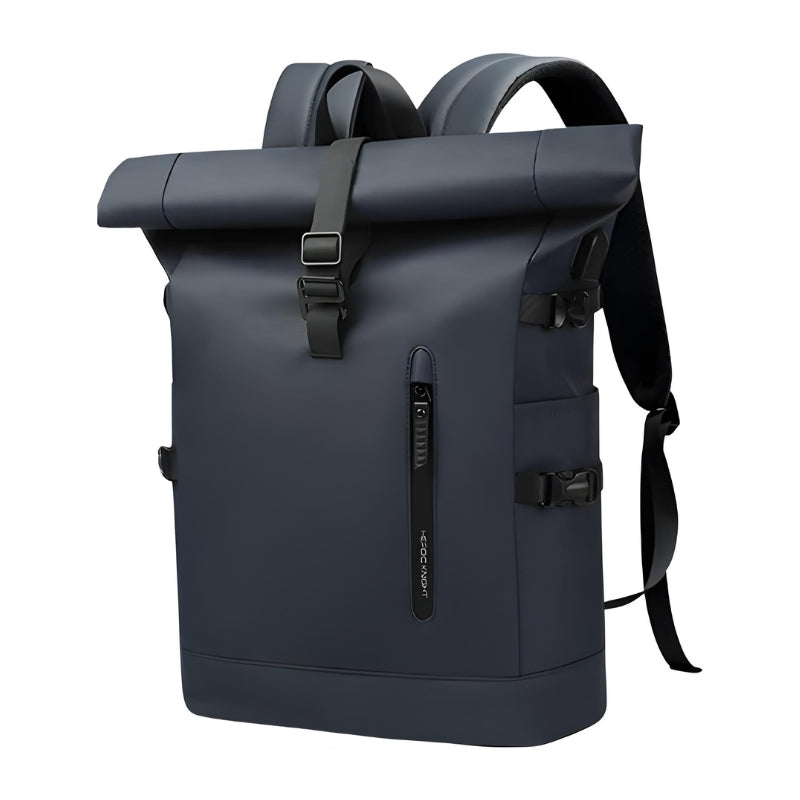 Water-Resistant Roll Top Backpack
