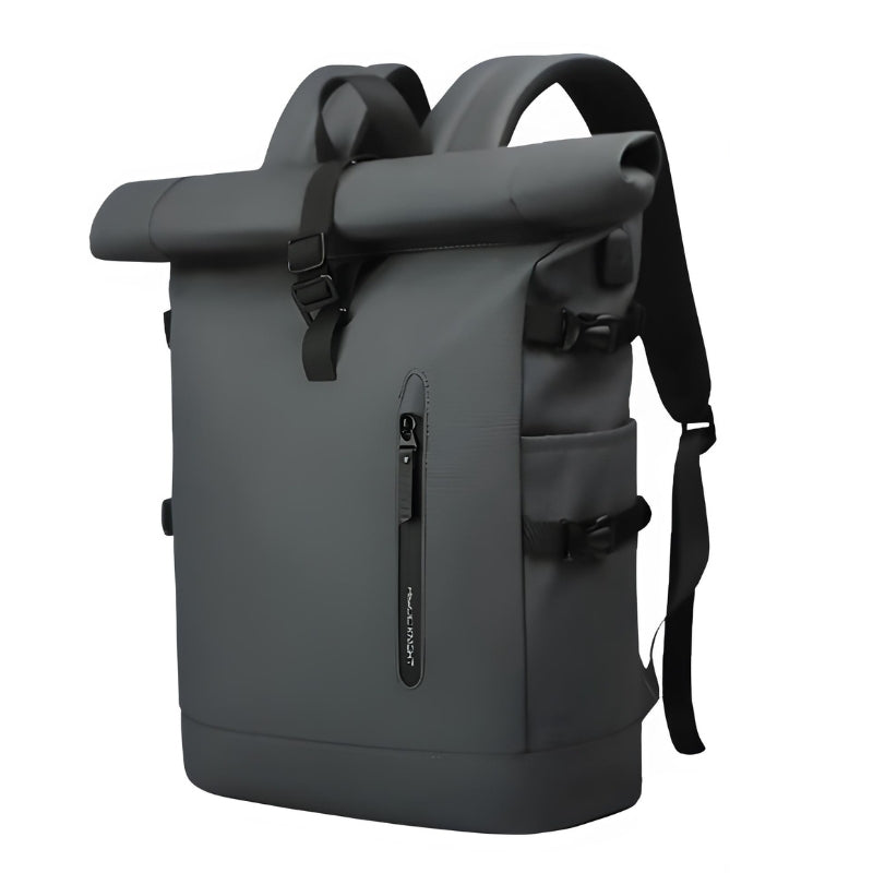Water-Resistant Roll Top Backpack