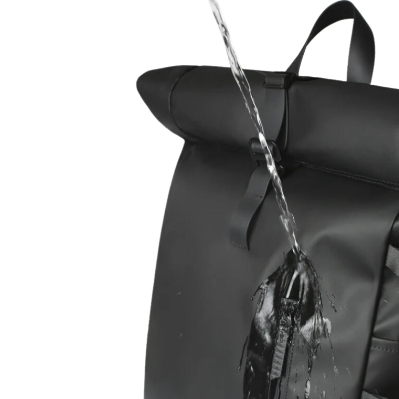 Water-Resistant Roll Top Backpack