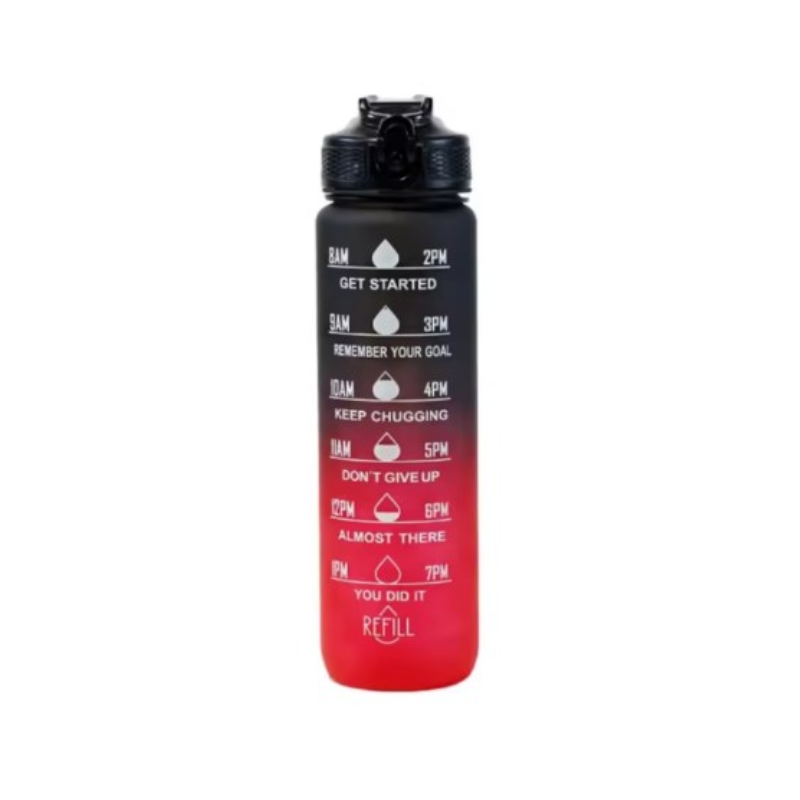 Water Bottle with Straw
