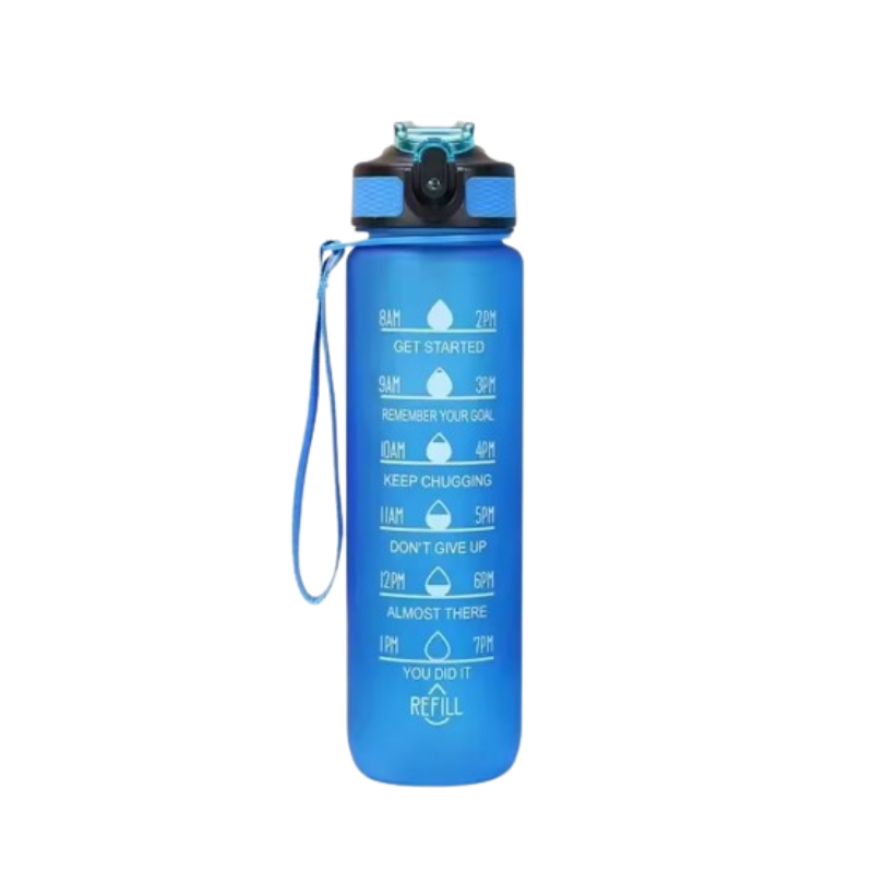 Water Bottle with Straw
