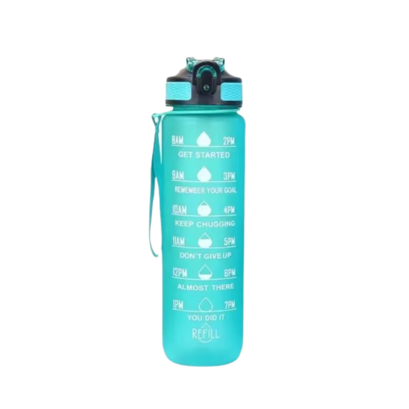 Water Bottle with Straw