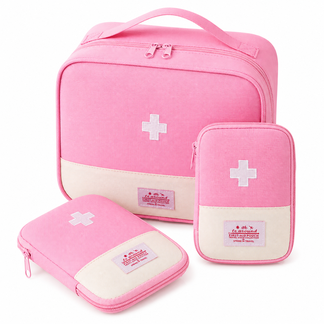 Trousse Médicaments Voyage - Pink - Lot S / M / L