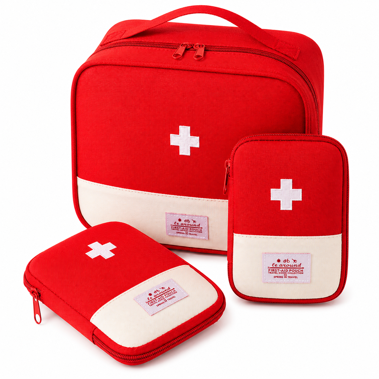 Trousse Médicaments Voyage - Red - Lot S / M / L