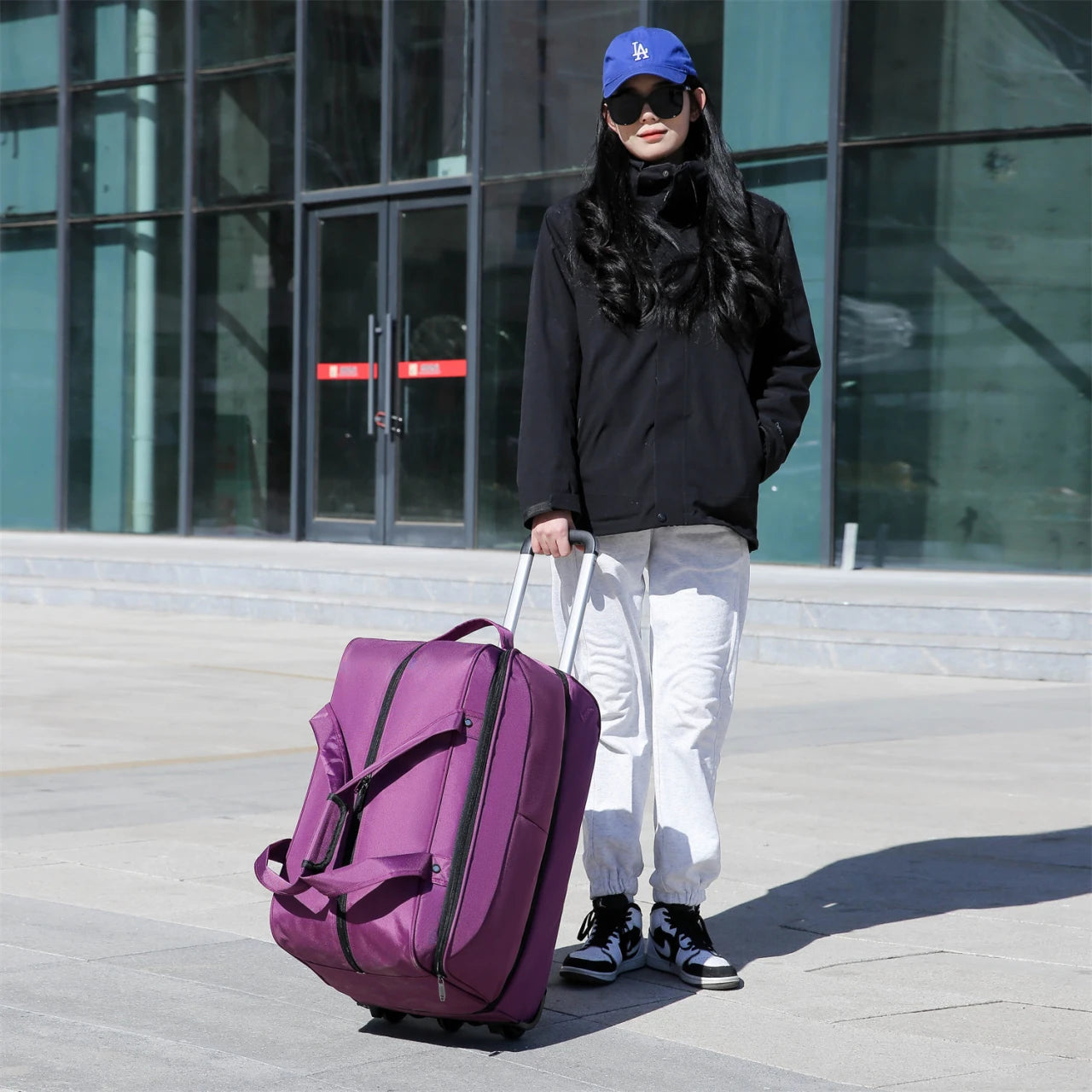 Unisex Rolling Travel Bag