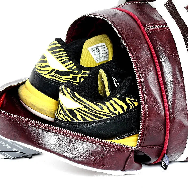 Vintage Men's PU Sports Bag