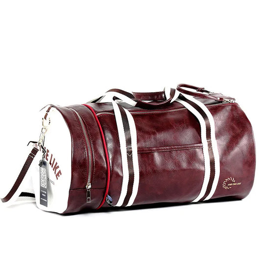 Vintage Men's PU Sports Bag