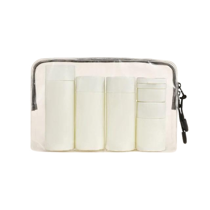 empty travel bottle kit - White