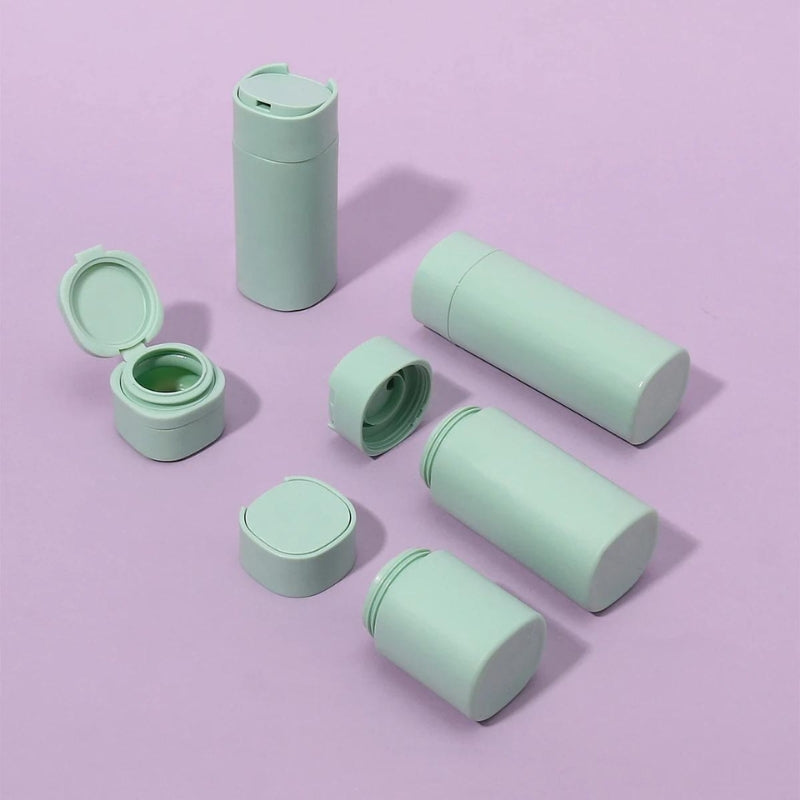 travel bottles kit for airplane - Green - White - Grey - Gray - Pink
