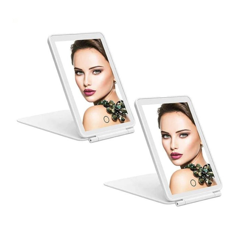 miroir led portable
