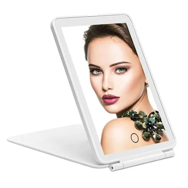 miroir portatif avec lumiere led