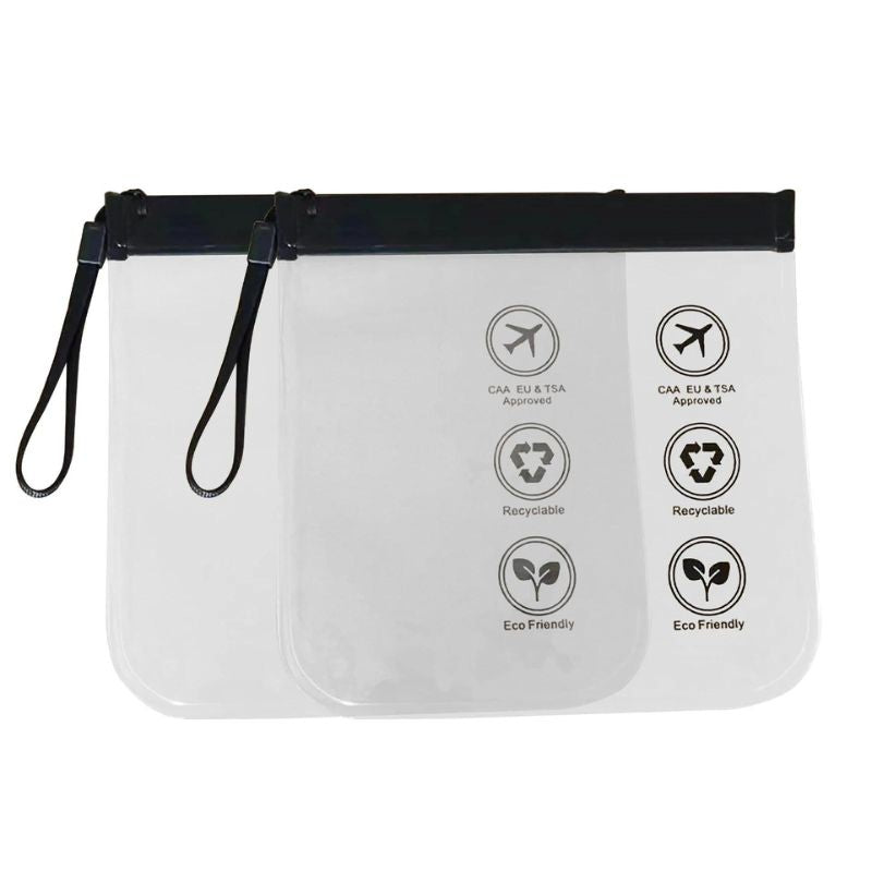 pochette transparente avion