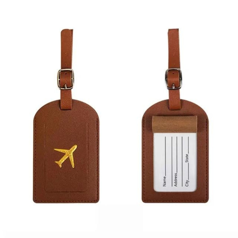 etiquette porte nom valise