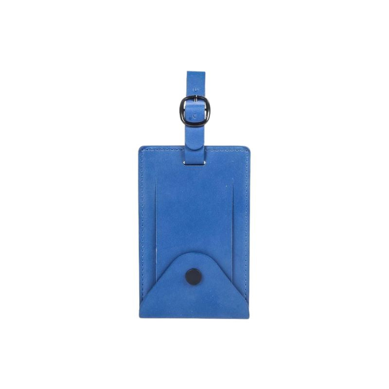 porte etiquette valise cuir