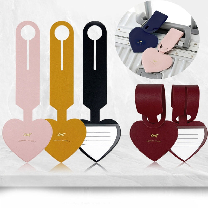 etiquette valise cuir