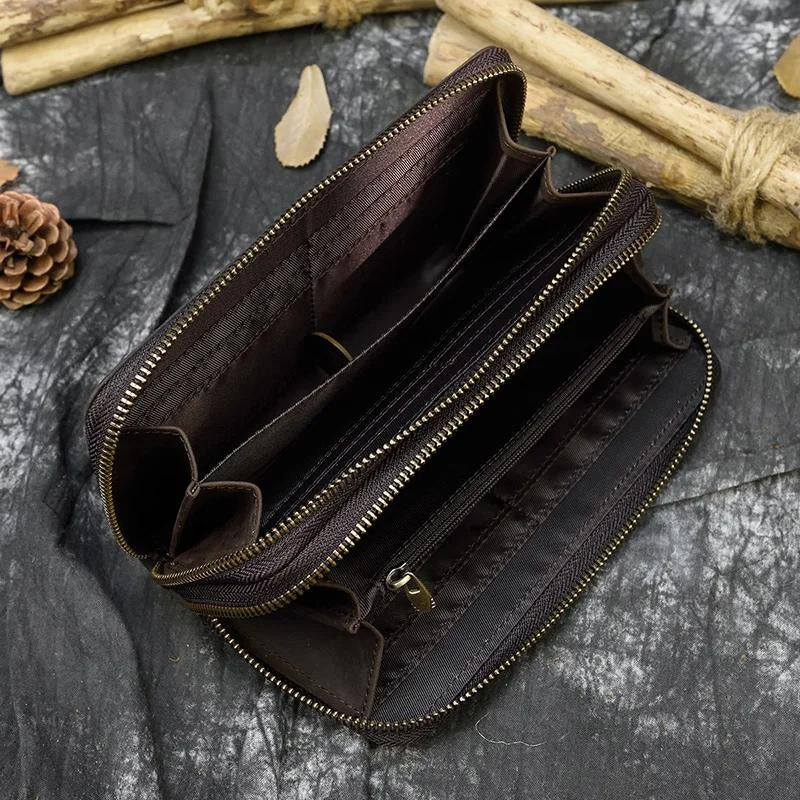 portefeuille homme cuir fin