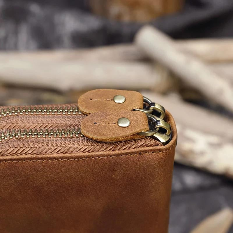 portefeuille homme cuir grand format