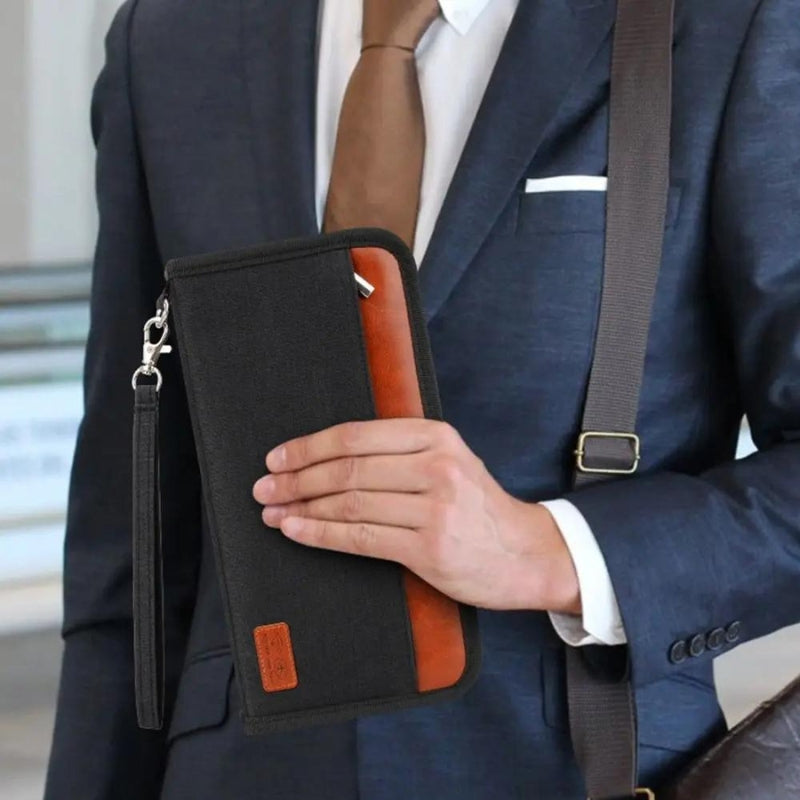 portefeuille de voyage homme