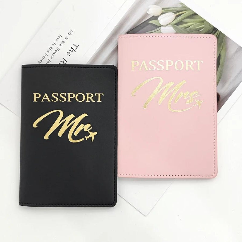 étui passeport en cuir