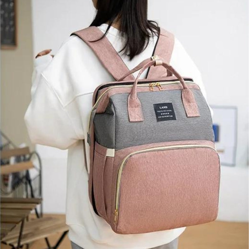 Baby Diaper Bag with Bed