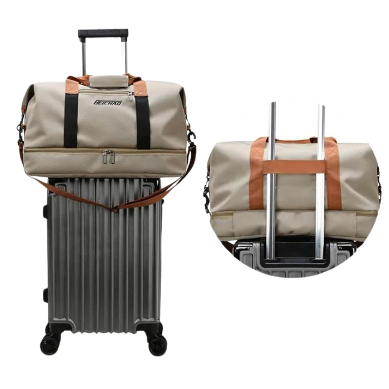 Travel Bag with Shoe Compartment