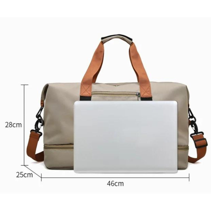 Travel Bag with Shoe Compartment