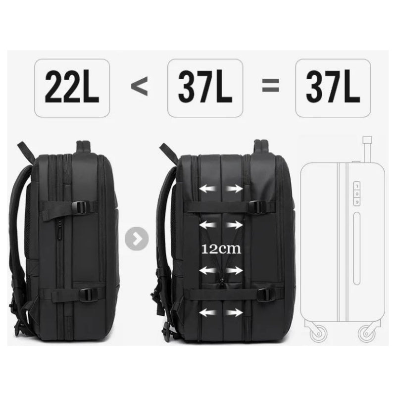 Expandable Travel Backpack