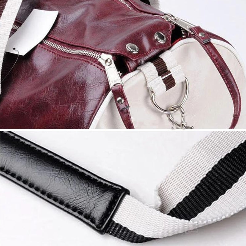 Vintage Men's PU Sports Bag