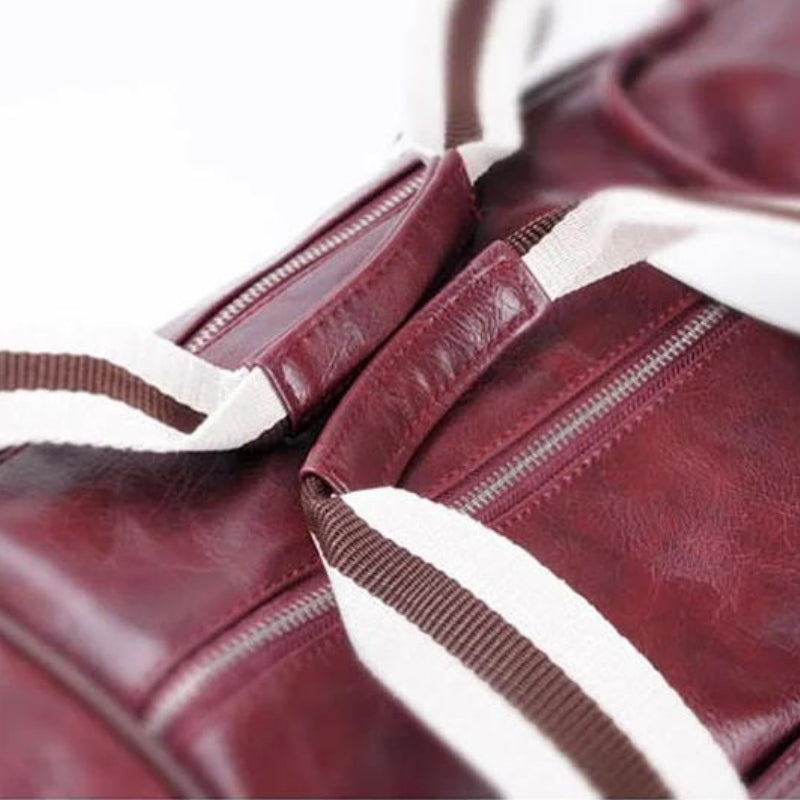 Vintage Men's PU Sports Bag