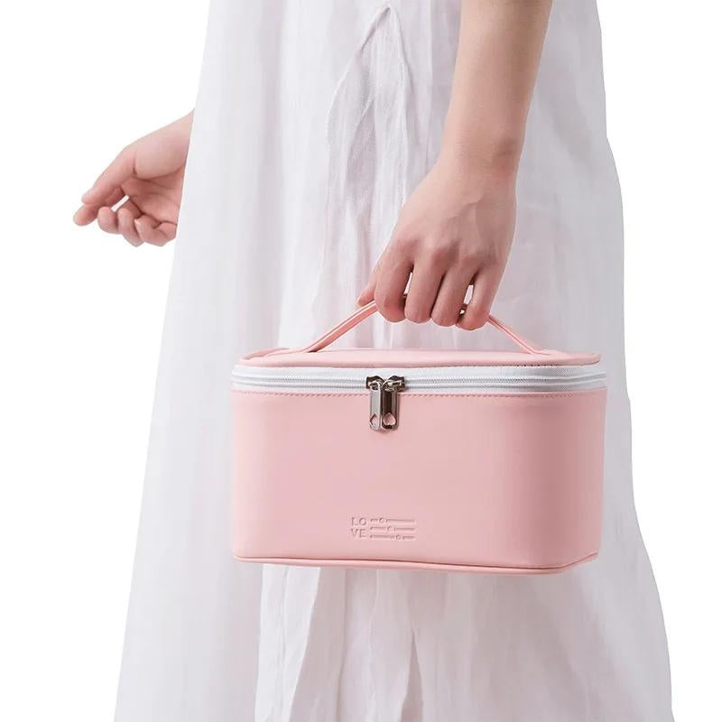 trousse de toilette maquillage pochette zippée