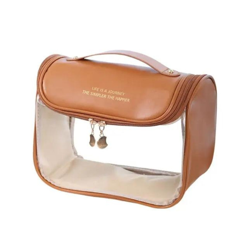 trousse transparente cabine
