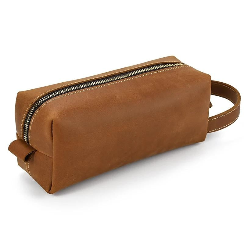 trousse en cuir pour homme voyage