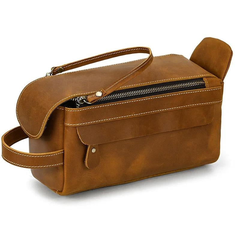 trousse voyage cuir homme